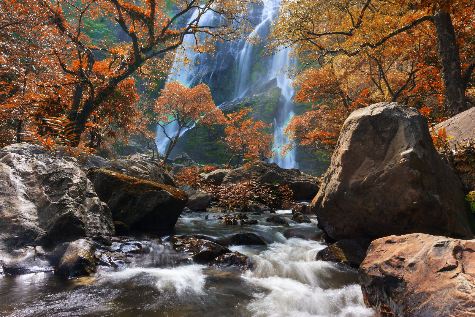 Fall Foliage and Waterfalls in Pennsylvania